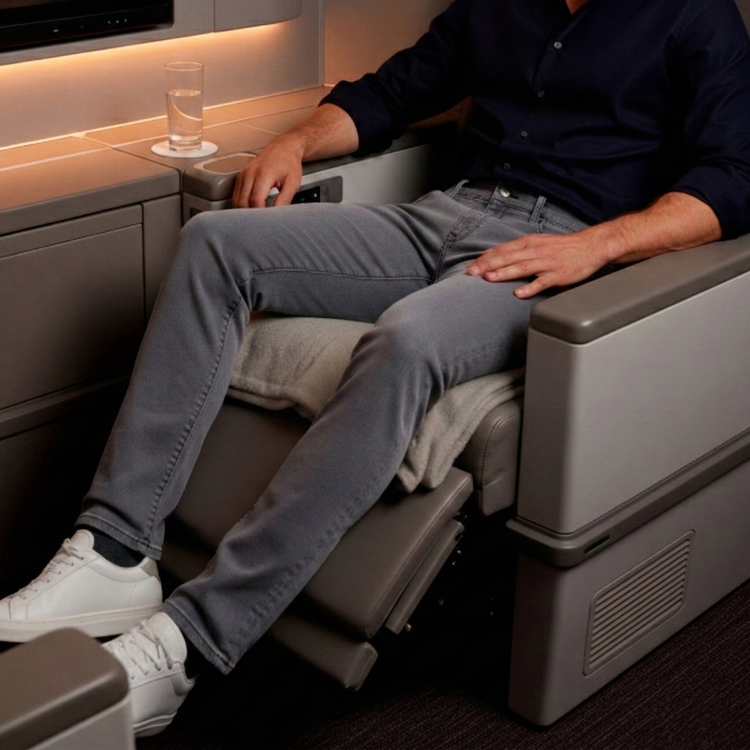 Men wearing Gris claro Slim Stone Jeans
