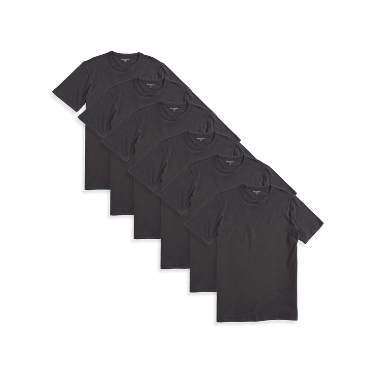 wearing Dark Gray Classic Crew Driggs 6-Pack