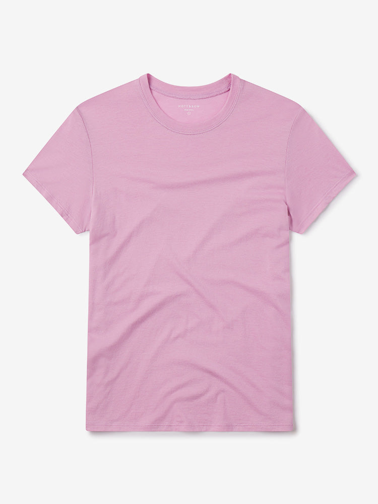 Women wearing Rosado Fitted Crew Marcy Tee