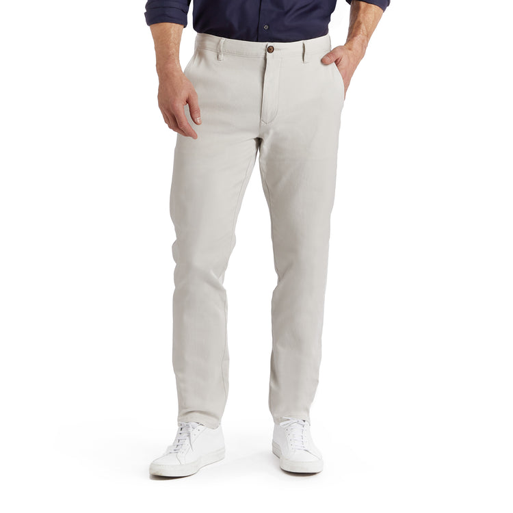 Men wearing Beige Everyday Comfort Slim Chino Pants