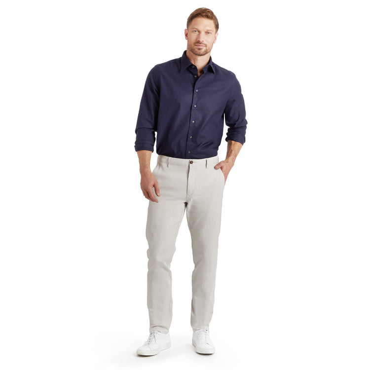 Men wearing Beige Everyday Comfort Slim Chino Pants