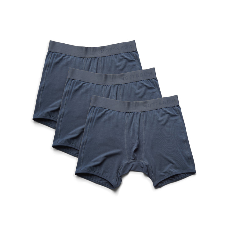 Men wearing Steel Gray Boxer Brief 3-Pack