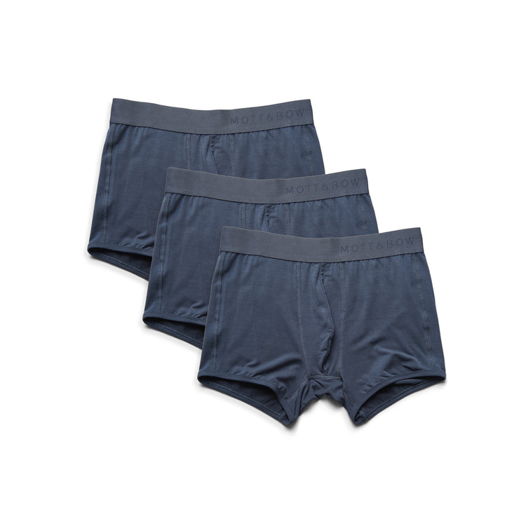 Men wearing Steel Gray Trunks 3-Pack