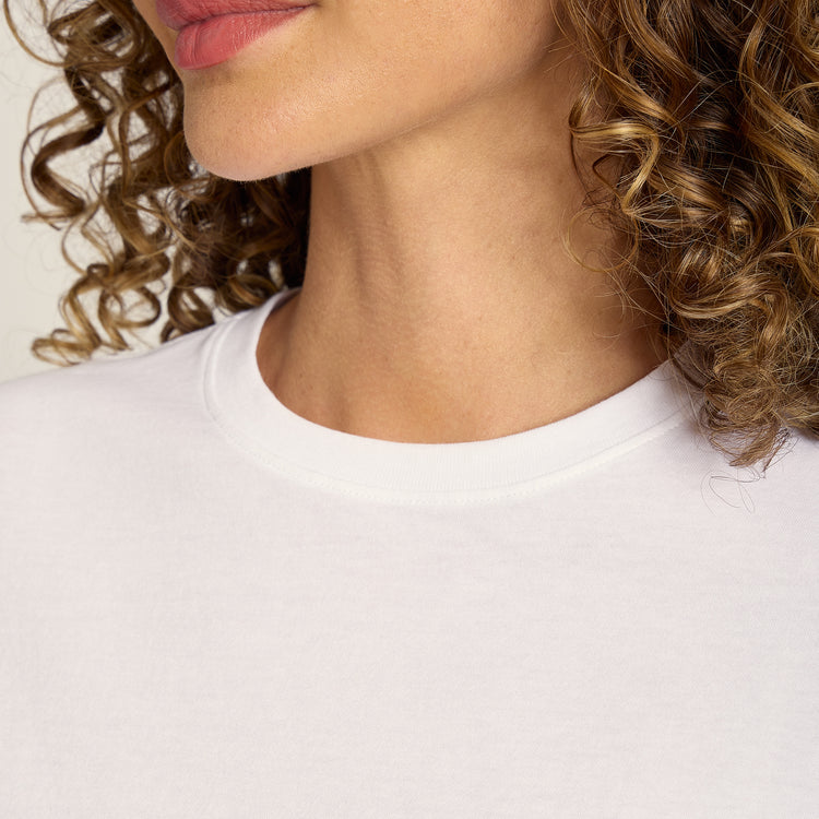 Women wearing Blanco Everyday Cotton Crew Tee