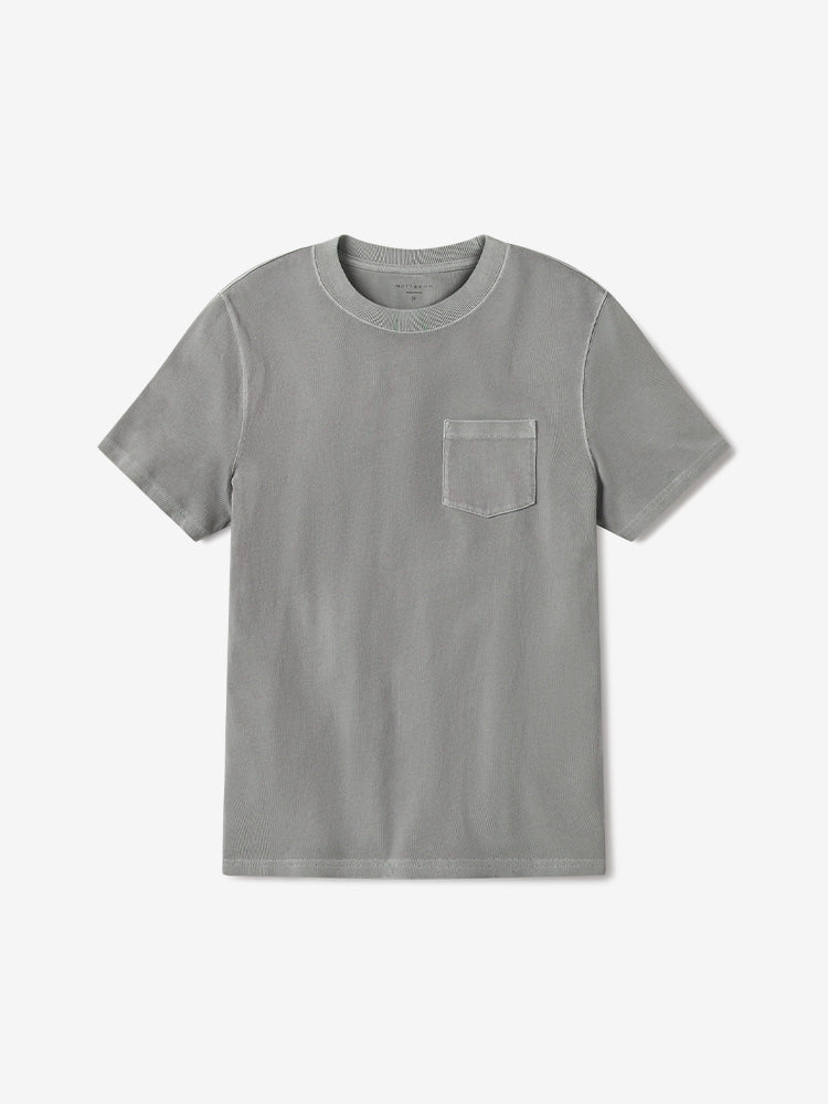 Men wearing Peltre vintage Heritage Weighted Tee