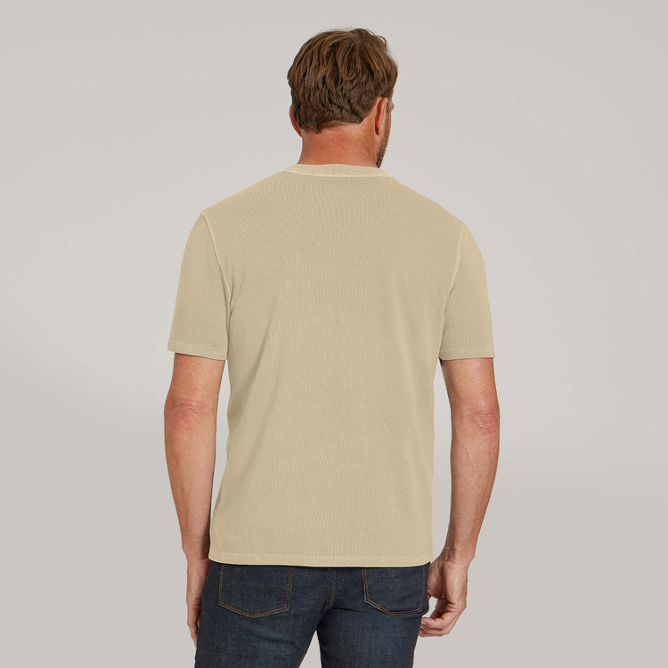 Men wearing Vintage Taupe Heritage Weighted Tee