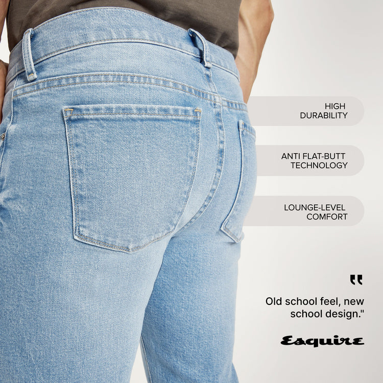 Men wearing Bleu Clair Slim Hubert Jeans