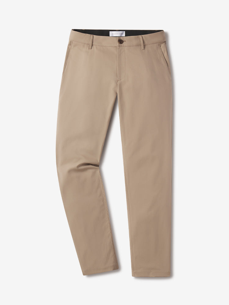 Men wearing Khaki Slim Tech Pants