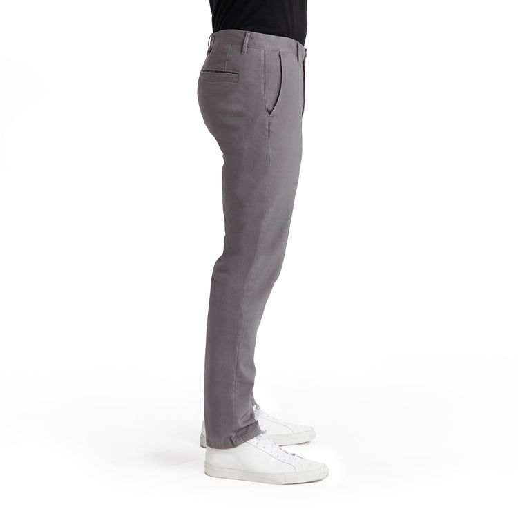 Men wearing Gray Everyday Comfort Slim Chino Pants
