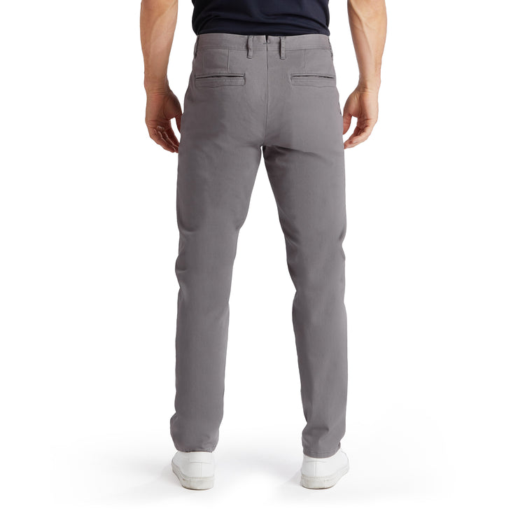 Men wearing Gray Everyday Comfort Slim Chino Pants