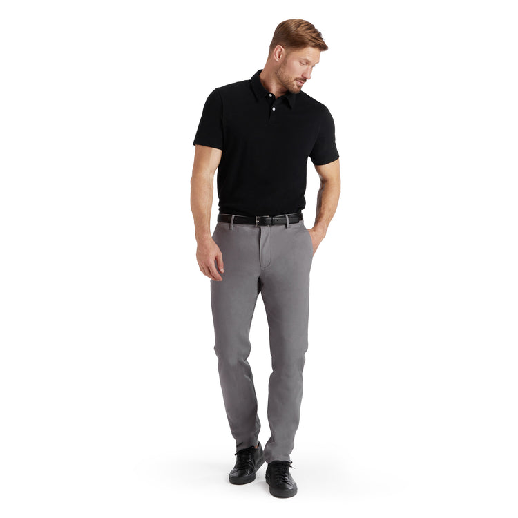 Men wearing Gray Everyday Comfort Slim Chino Pants