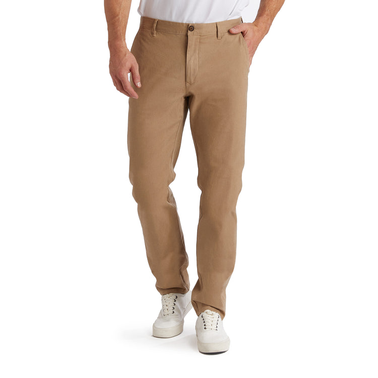 Men wearing Khaki Everyday Comfort Slim Chino Pants