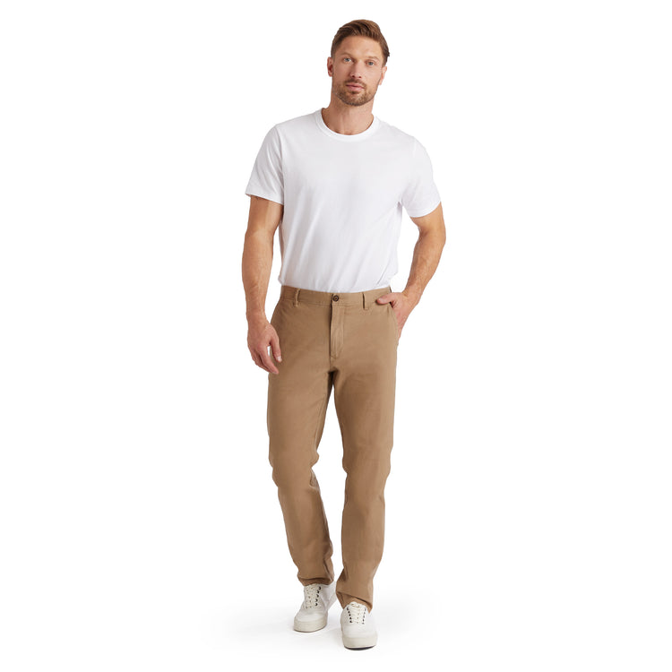 Men wearing Khaki Everyday Comfort Slim Chino Pants