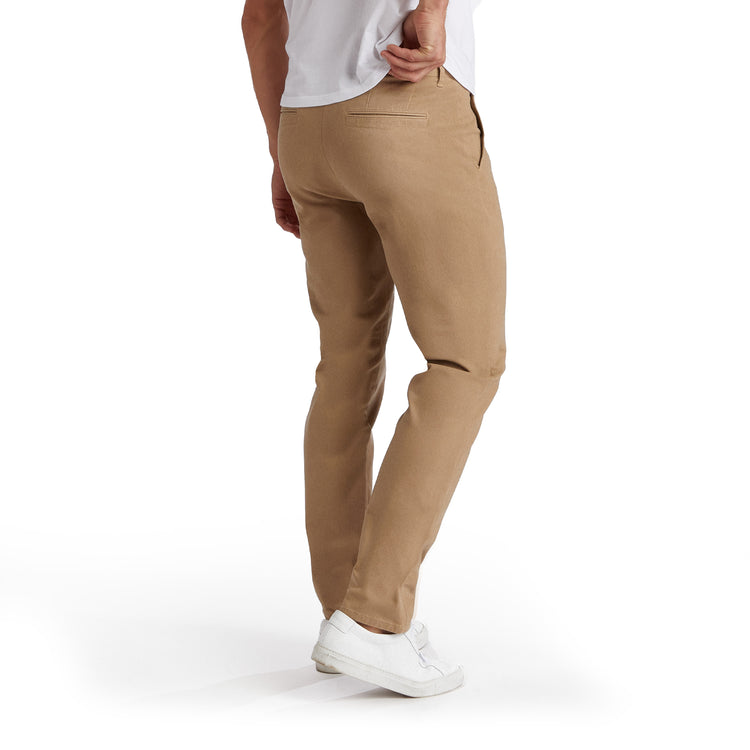 Men wearing Khaki Everyday Comfort Slim Chino Pants