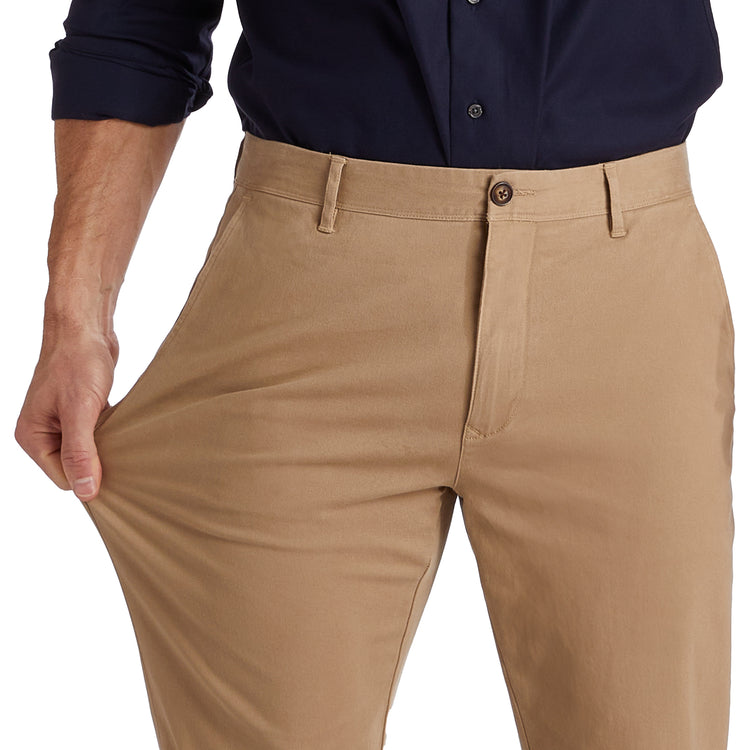 Men wearing Khaki Everyday Comfort Slim Chino Pants