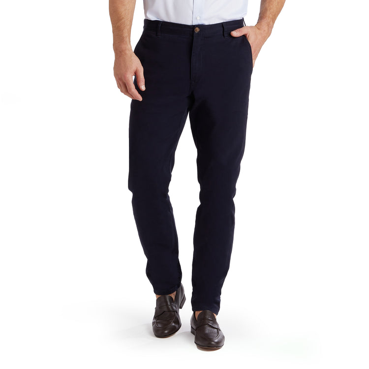 Men wearing Azul marino Everyday Comfort Slim Chino Pants