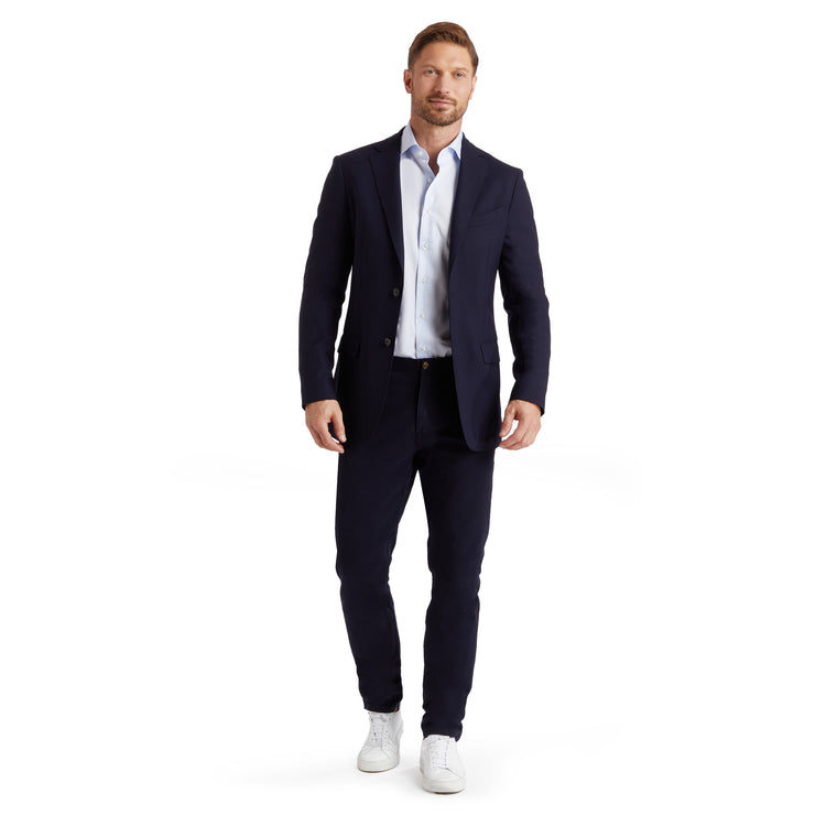 Men wearing Azul marino Everyday Comfort Slim Chino Pants