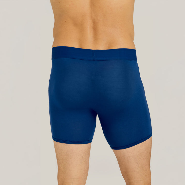 Men wearing Sapphire Second Skin Boxer Brief