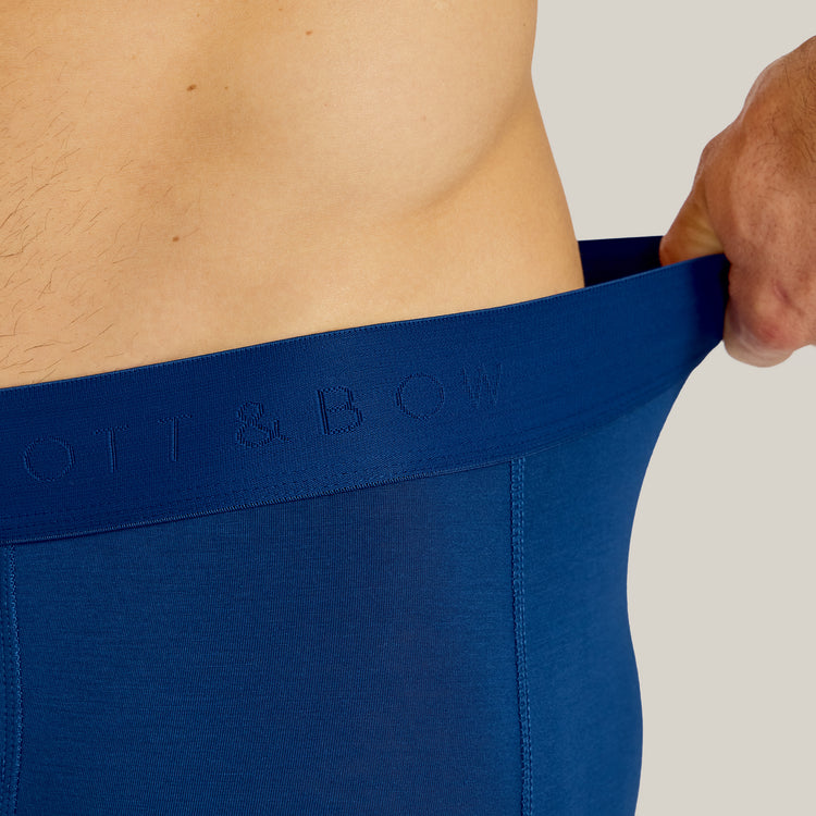 Men wearing Sapphire Second Skin Boxer Brief