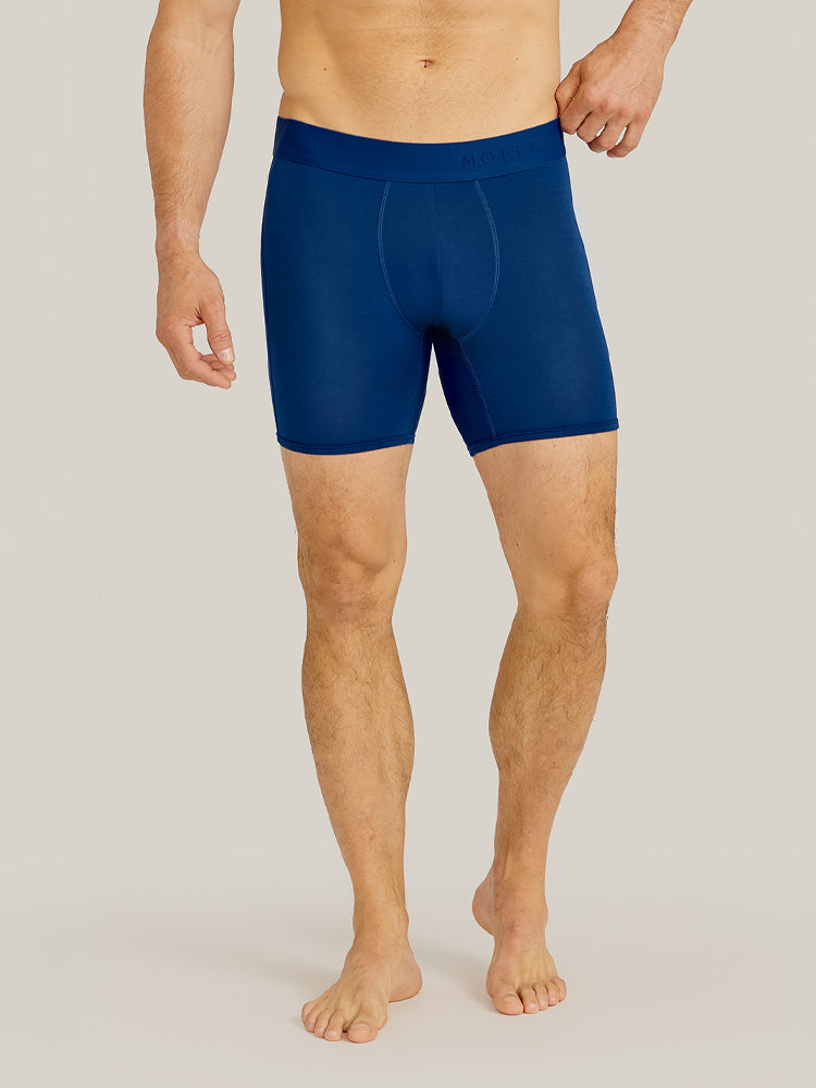 Men wearing Sapphire Second Skin Boxer Brief