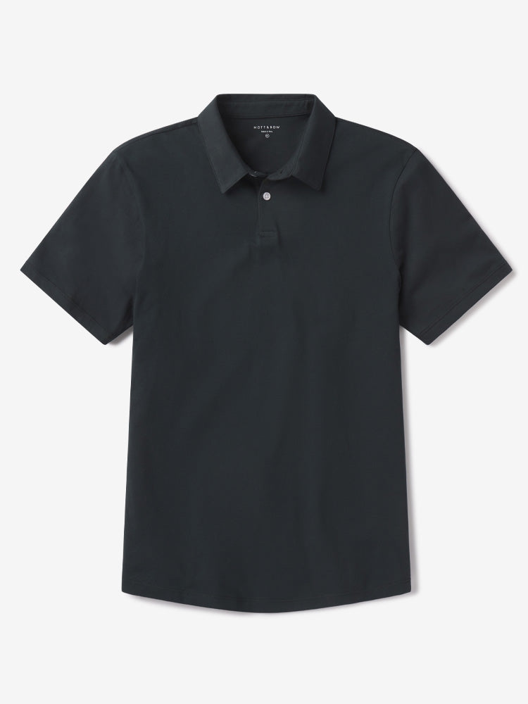 Men wearing Pine Jersey Sueded Polo