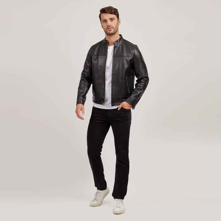 Men wearing Noir Slim Jay Jeans