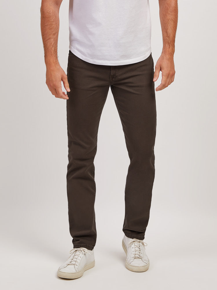 Men wearing Moca Slim Mercer Jeans