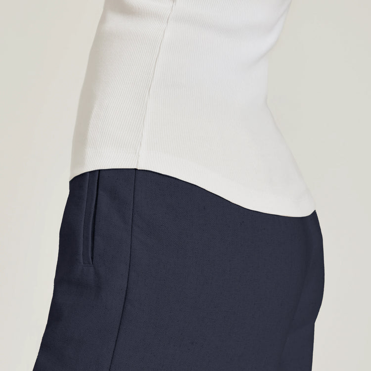 Women wearing Blanco Rib Tank