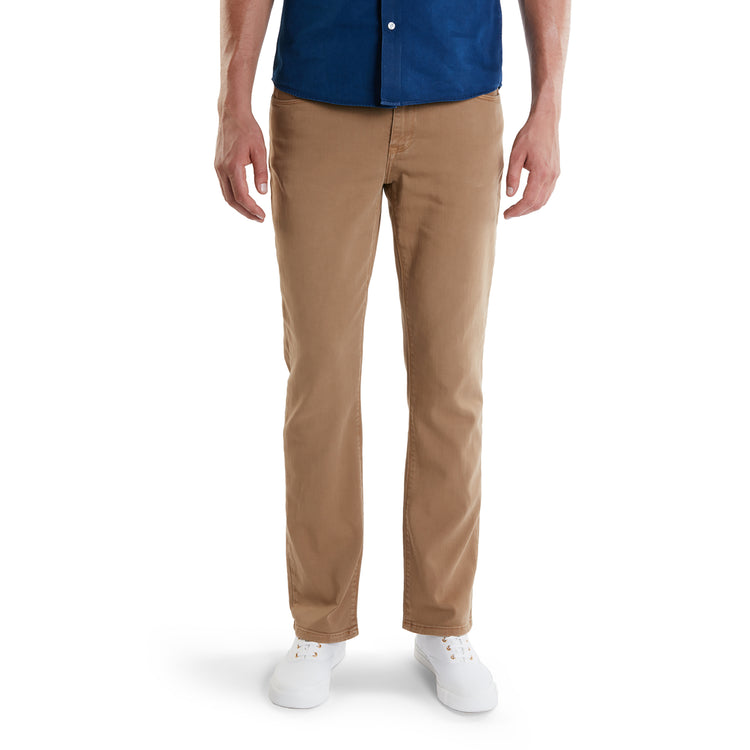 Men wearing Khaki Straight Mercer Jeans