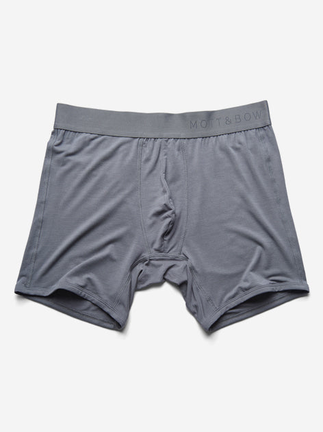 Men wearing Gray Second Skin Boxer Brief