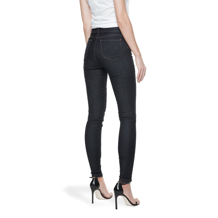 Women wearing Dark Blue High Rise Skinny Jane Jeans