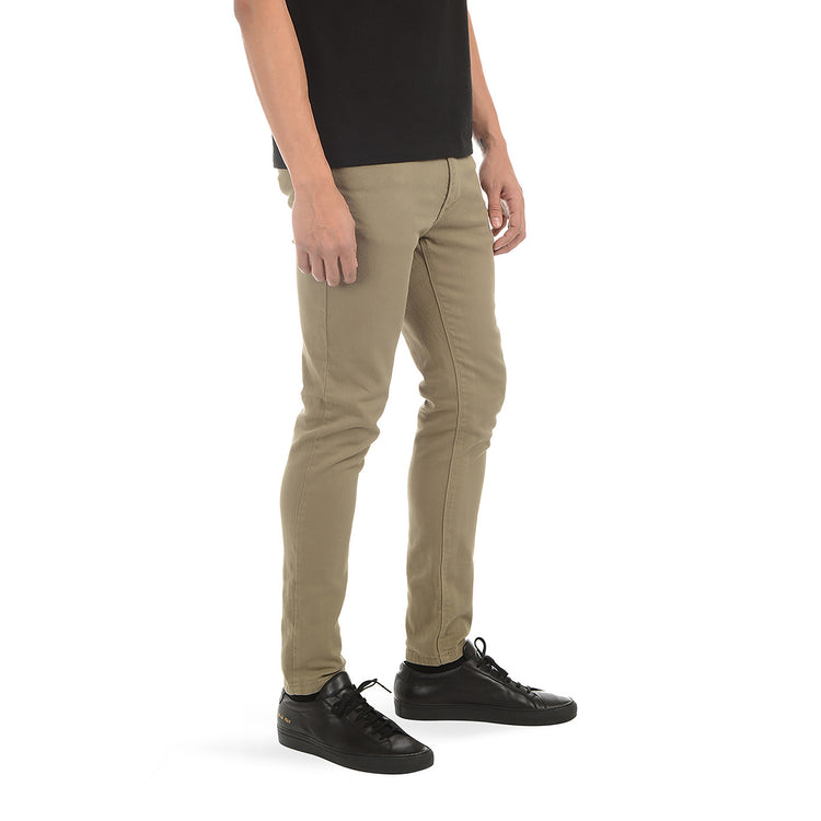 Men wearing Olive Skinny Mercer Jeans
