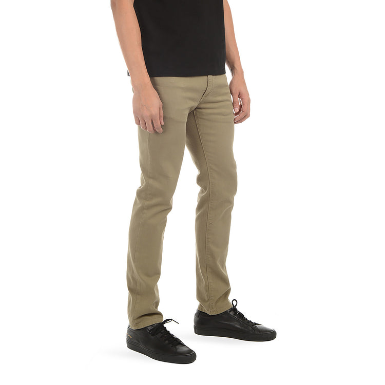 Men wearing Olive Slim Mercer Jeans