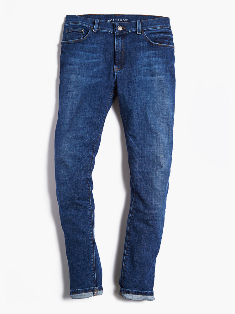 Men wearing Azul medio/claro Skinny Wooster Jeans
