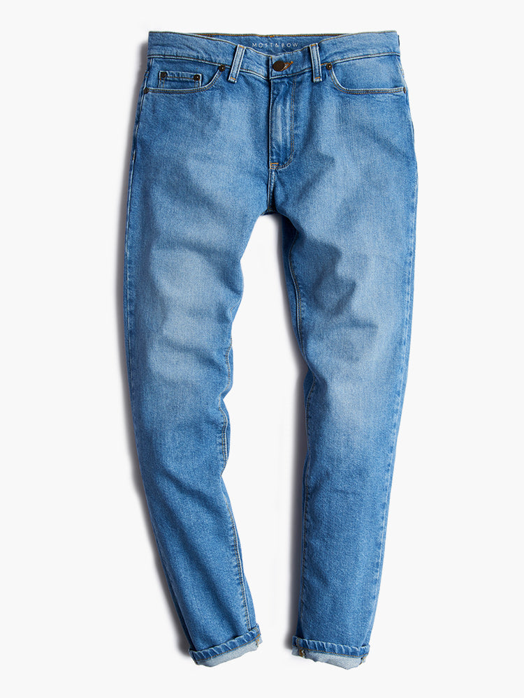 Men wearing Azul claro Straight Benson Jeans