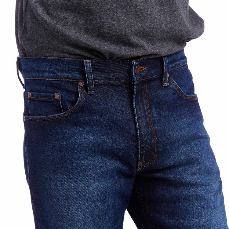 Men wearing Azul oscuro/medio Slim Hubert Jeans