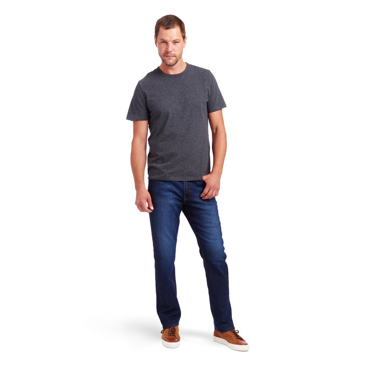 Men wearing Azul oscuro/medio Slim Hubert Jeans