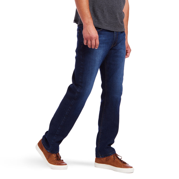 Men wearing Azul oscuro/medio Slim Hubert Jeans