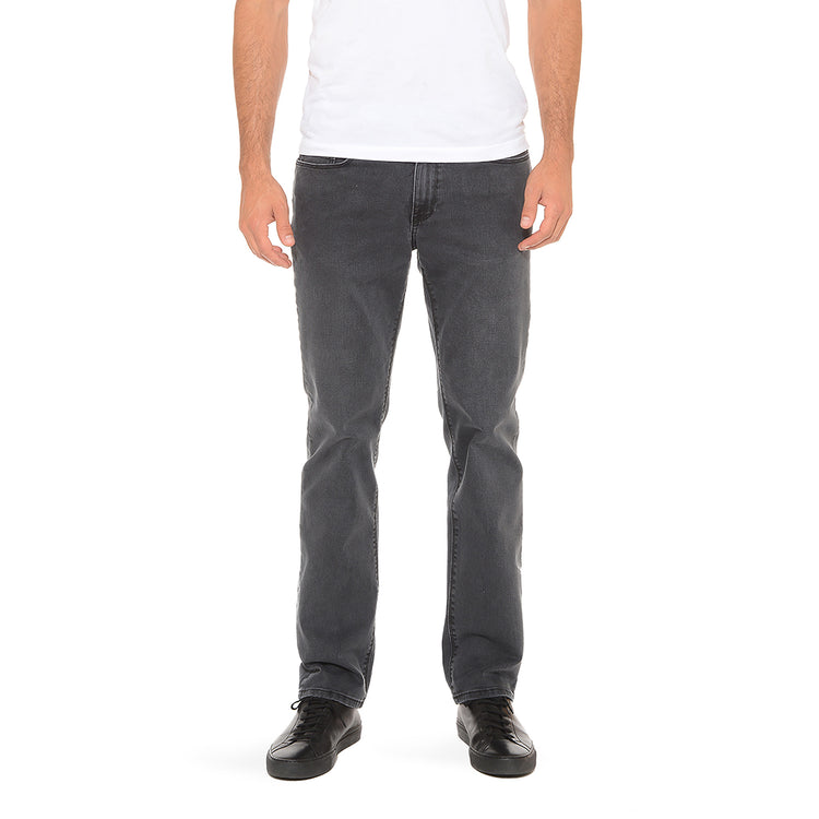 Men wearing Medium Gray Straight Stone Jeans