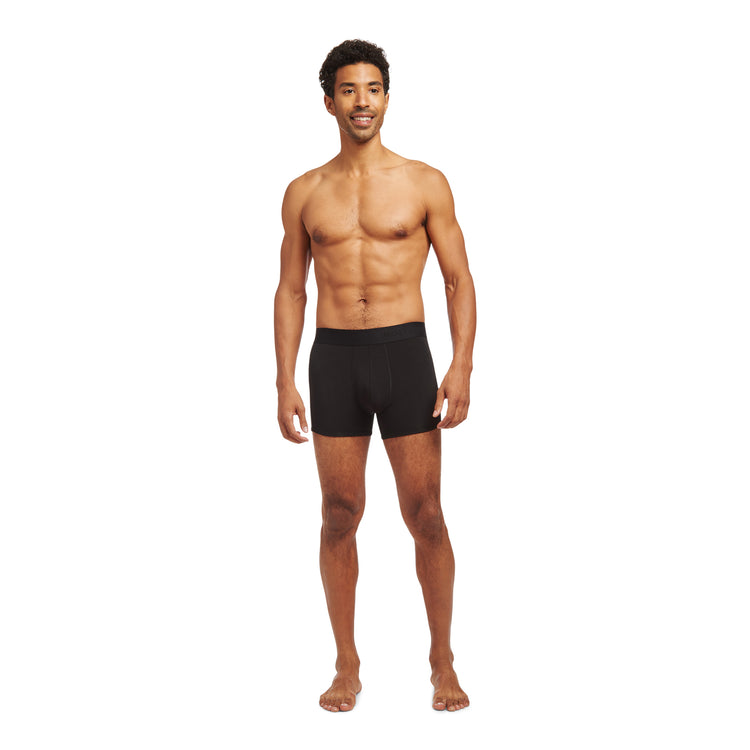Men wearing Black Second Skin Trunk Promo