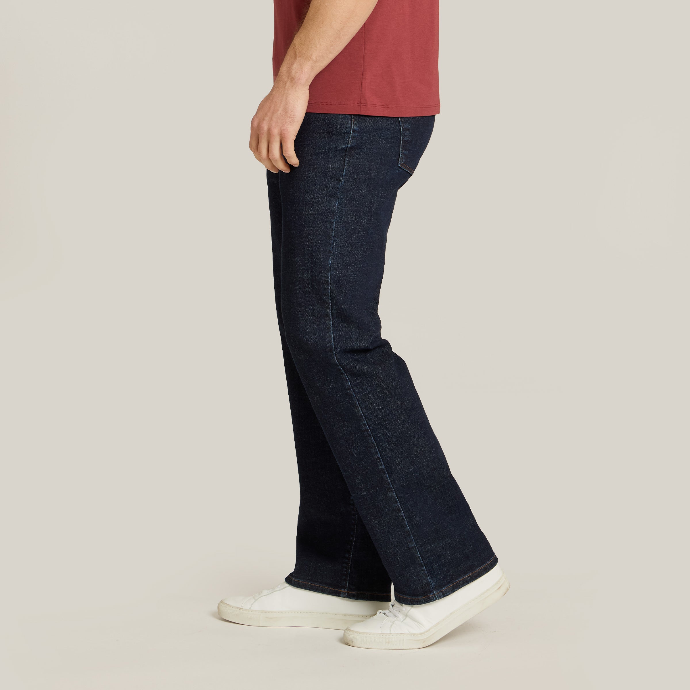 Men wearing Azul oscuro Straight Wooster Jeans