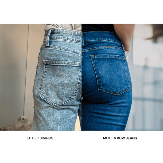 Mid Rise Slim Straight Ridge Jeans Medium/Dark Blue Slim Straight jeans