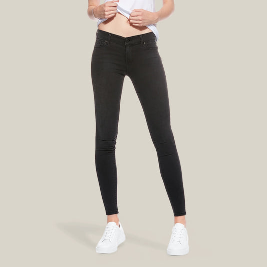 Orchard Mid Rise Skinny Jeans Gris oscuro Mid Rise Skinny jeans