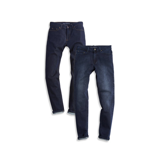 Slim Broome and Slim Staple 2-Pack Jeans Medium/Dark Blue / Dark Blue fabric jeans