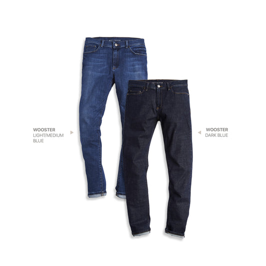 Straight Wooster Light/Medium Blue and Wooster Dark Blue 2-Pack Jeans Light/Medium Blue / Dark Blue bdl2_men_straight_dynamic_stretch jeans