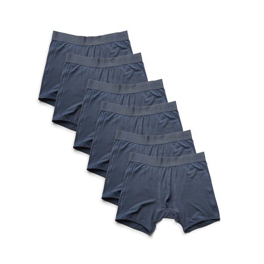 Boxer Brief 6-Pack Steel Gray Boxer Brief underwear