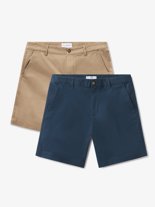 Stretch Chino Short 2-Pack Riverside/Khaki Short shorts