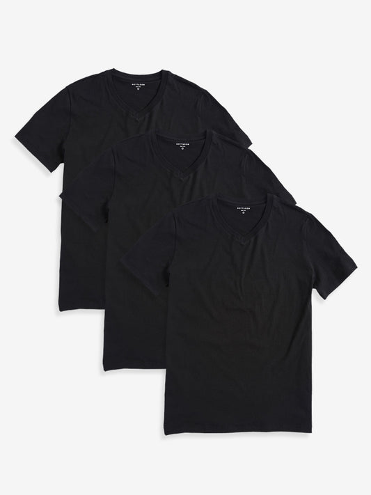 Classic V-Neck Driggs 3-Pack Black V-Neck tees