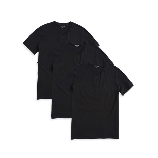 Classic V-Neck Driggs 3-Pack Black V-Neck tees