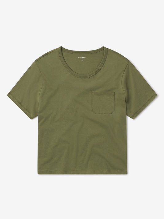 Everyday Cotton One Pocket Crew Tee  pocket tees